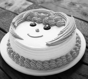 Girl Face Cake