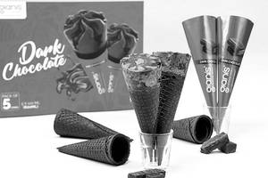 Dark Chocolate Cone Box (120 Ml.x5)