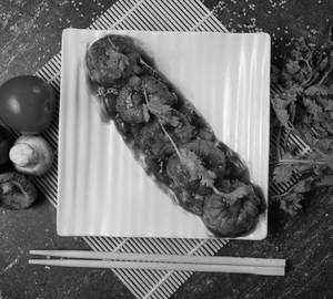 Sweet an chilli pan fried momo's