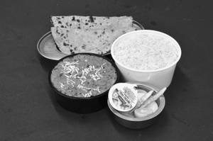 Handi Paneer +Roti[2] + Sweet