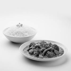 Veg Handi+ Plain Rice                           