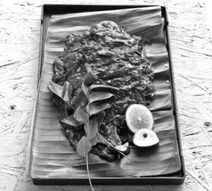 Karimeen Pollichath  (Prepared In Pure Coconut Oil & Wrapped With Banana Leaf ))