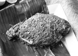 Vatta Pollichath  ( Prepared in pure coconut oil & wrapped with banana leaf )