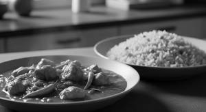 Chicken Chilli Gravy With Fried Rice                  