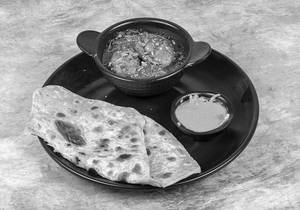 1 Ghee Paratha With Dum Aloo