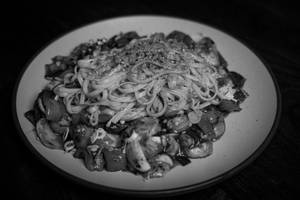 Japanese Saucy Noodles Chicken