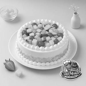 Fresh Fruit Cake [Eggless]