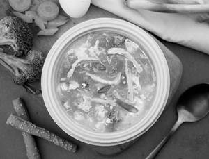 Oriental Chicken & Egg Soup
