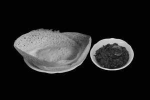 3 Appam With Kadala Curry