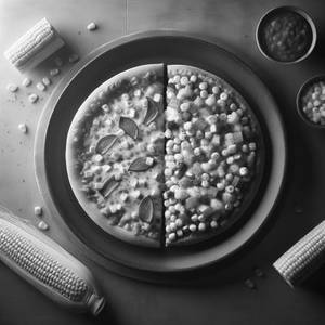 Cheese Corn Single Pizza                                            