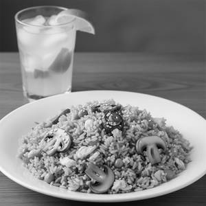 Mushroom Fried Rice         
