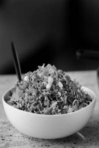 Schezwan Mushroom Fried Rice