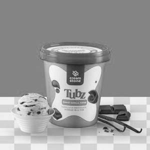 Choco Vanilla Fudge Tub 600 Ml