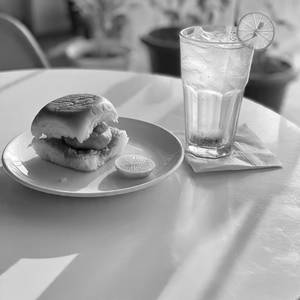 Vada Pav with cold drinks 125 ml      