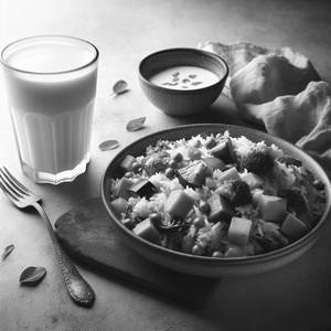 Toofani Biryani With Chaas                                            