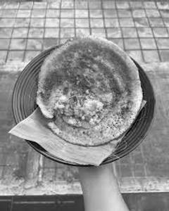 Garlic masala dosa