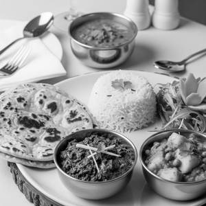 2 Chapathi +Rice+Dal+2 Veg Curry +Salad