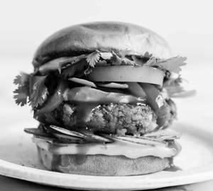 Veg spicy burger