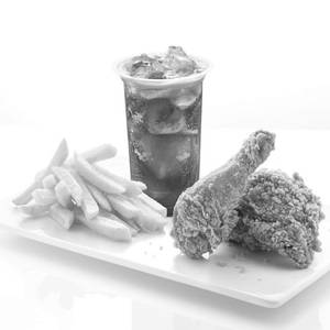 Chicken Combo (Fries+Coke) - 2Pc