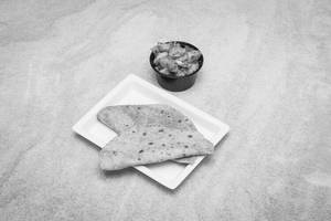 Homestyle aloo jeera with 5 plain tawa roti                                           