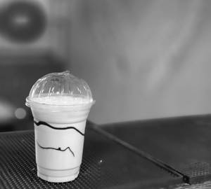 Plain cold coffee