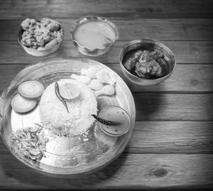 Chicken thali [2 pieces]
