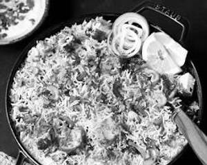 Paneer biriyani + raita + salad                    