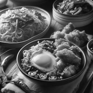 Egg Chicken Chowmine with Chilli Chicken [2 Pcs]