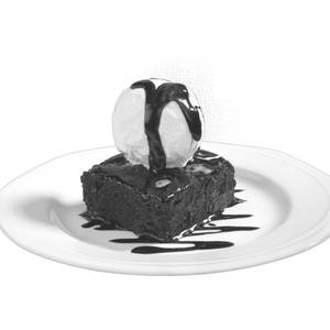 Brownie With Ice Cream