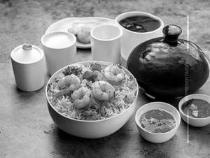 Prawns Oriental Pot Rice