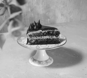 Eggless Double Chocolate Pastry
