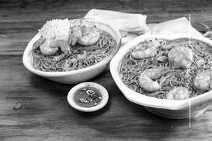Prawns Triple Sch. Noodles