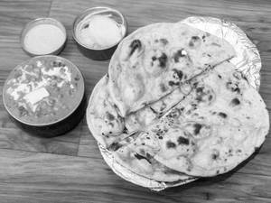 Half Mutter Paneer & 2 Butter roti                           