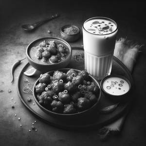 Manchurian Dry With Chaas Combo                                                