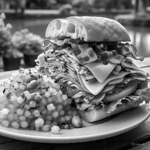 Jumbo Sandwich + Sabudana Khichadi                                            