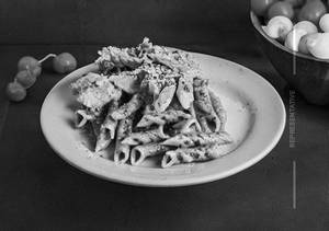 Chicken Penna Pasta Pesto Sauce