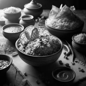 Hyderabadi Biryani & Buttermilk Combo                  