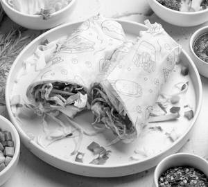 Traditional Indian Chicken Wrap
