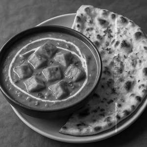 PANEER TIKKA MASALA and BUTTER NAAN