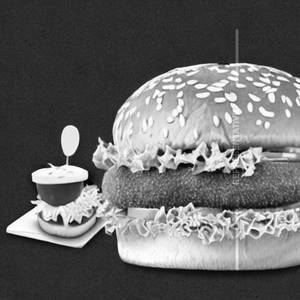 Veg Coleslaw Jumbo Burger