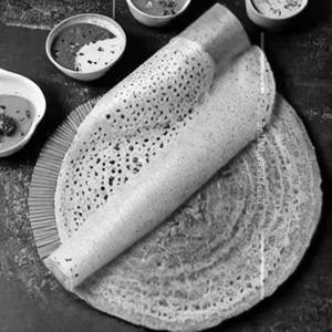 Coconut Onion Paneer Dosa