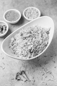 Asian Green Rice (Veg)[Serves 1-2]