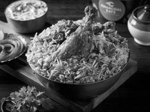 Charcoal Chicken Tangdi Biryani Bowl