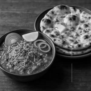 SEV BHAJI and BUTTER NAAN