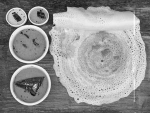 Rava plain dosa