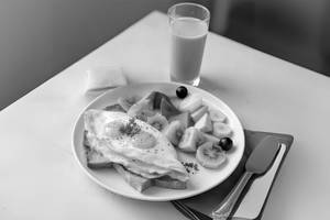 English Breakfast With Plantain