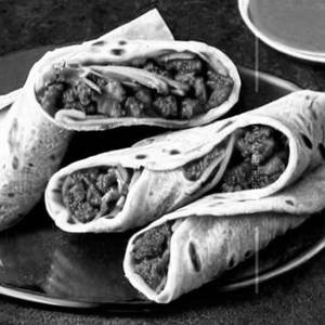 Soya Kheema Wrap