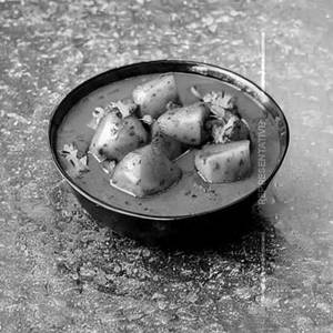 Parse Maach Aloo-Bori-Begun