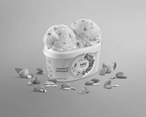 Roasted Almond Ice Cream 500ml