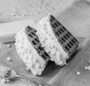 White Choco Waffle